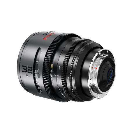 DZOFILM Pavo 32mm T2.1 2x Anamorphic Prime Lens (Neutral Coating, PL/EF Mount, Metres)