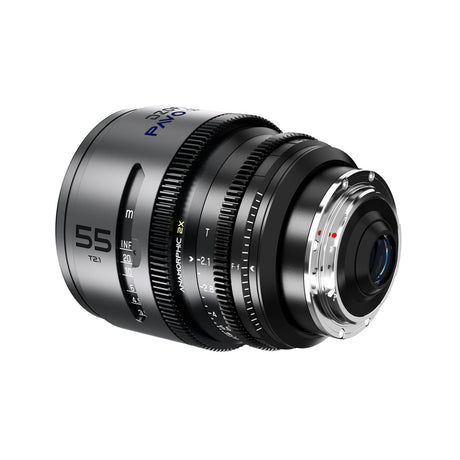 DZOFILM Pavo 55mm T2.1 2x Anamorphic Prime Lens (Blue Coating, PL/EF Mount, Metres)