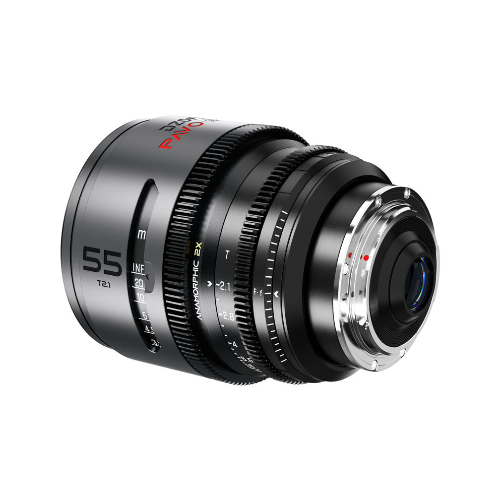 DZOFILM Pavo 55mm T2.1 2x Anamorphic Prime Lens (Neutral Coating, PL/EF Mount, Metres)