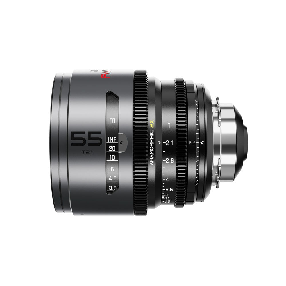 DZOFILM Pavo 55mm T2.1 2x Anamorphic Prime Lens (Neutral Coating, PL/EF Mount, Metres)