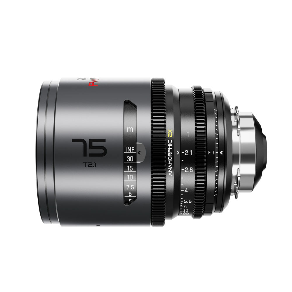 DZOFILM Pavo 75mm T2.1 2x Anamorphic Prime Lens (Neutral Coating, PL/EF Mount, Metres)