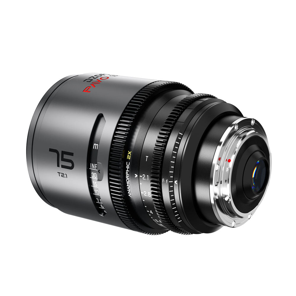 DZOFILM Pavo 75mm T2.1 2x Anamorphic Prime Lens (Neutral Coating, PL/EF Mount, Metres)