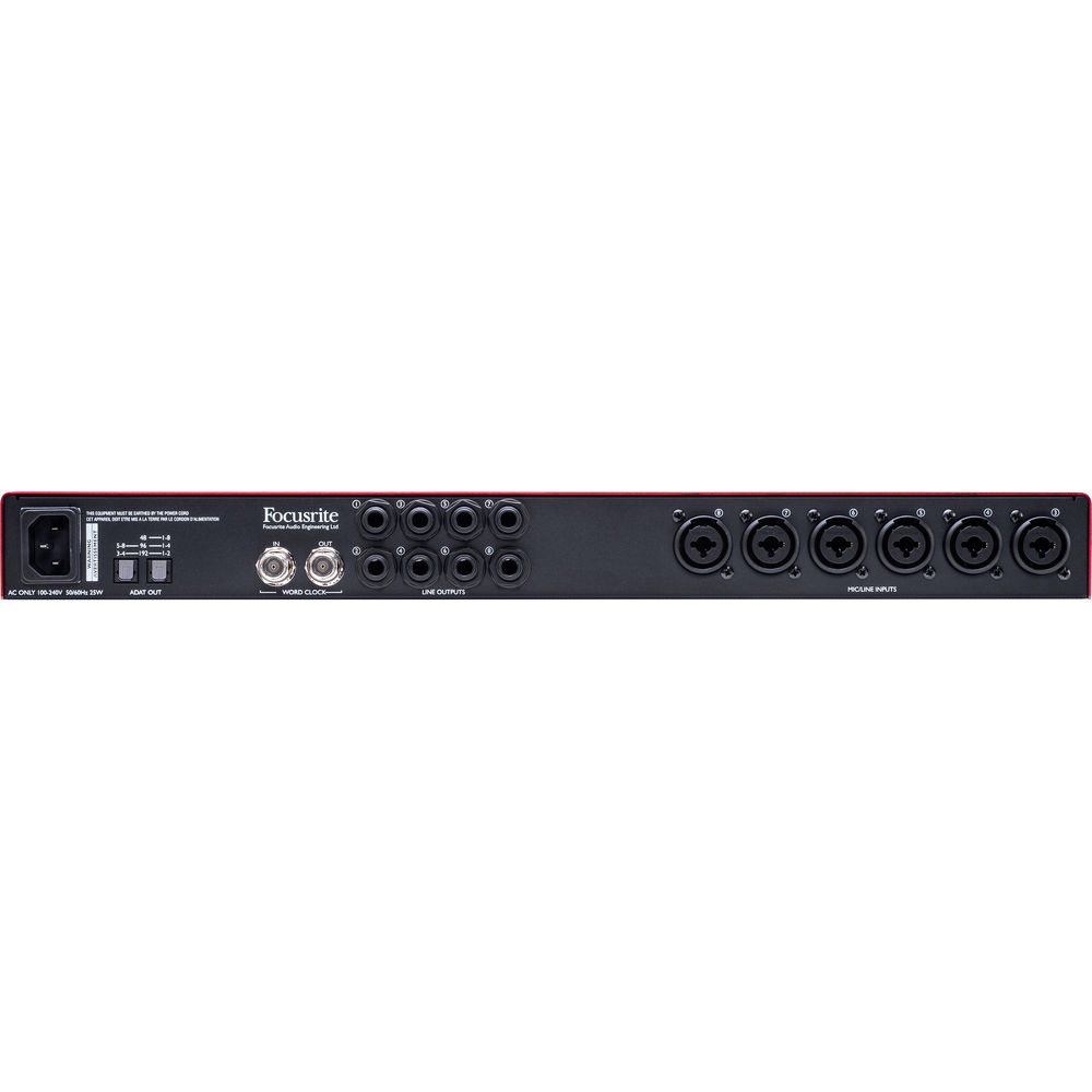 Focusrite Scarlett OctoPre Rackmount 8-Channel Mic Preamp with ADAT Outputs
