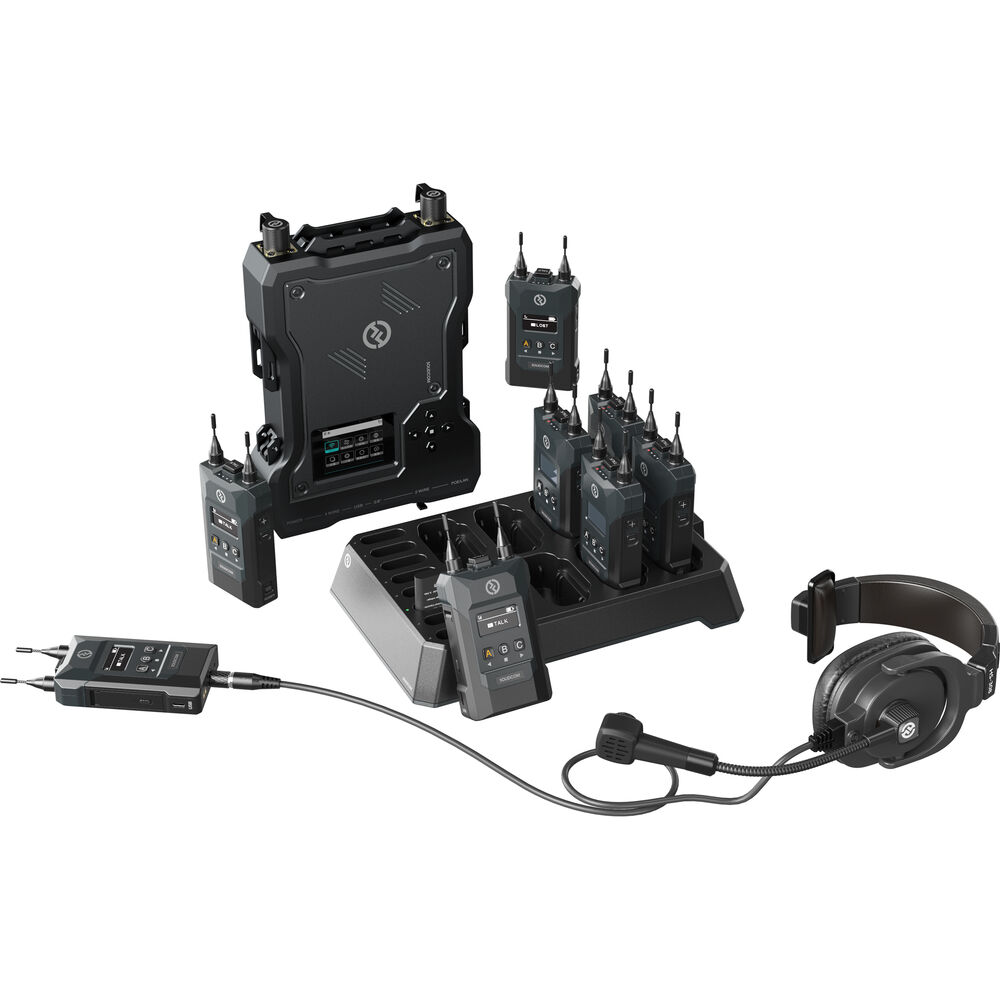Hollyland Solidcom M1 Full-Duplex Wireless Intercom Solution with 8 Beltpacks
