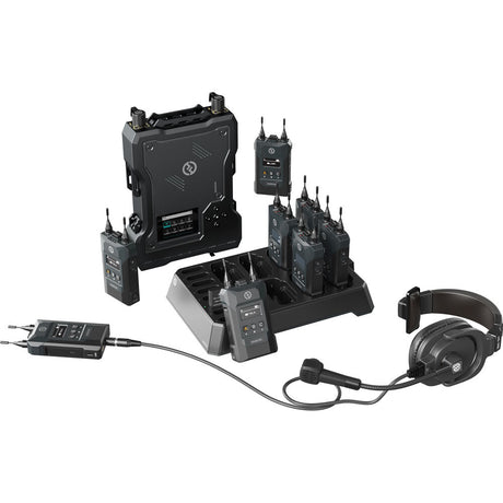 Hollyland Solidcom M1 Full-Duplex Wireless Intercom Solution with 8 Beltpacks