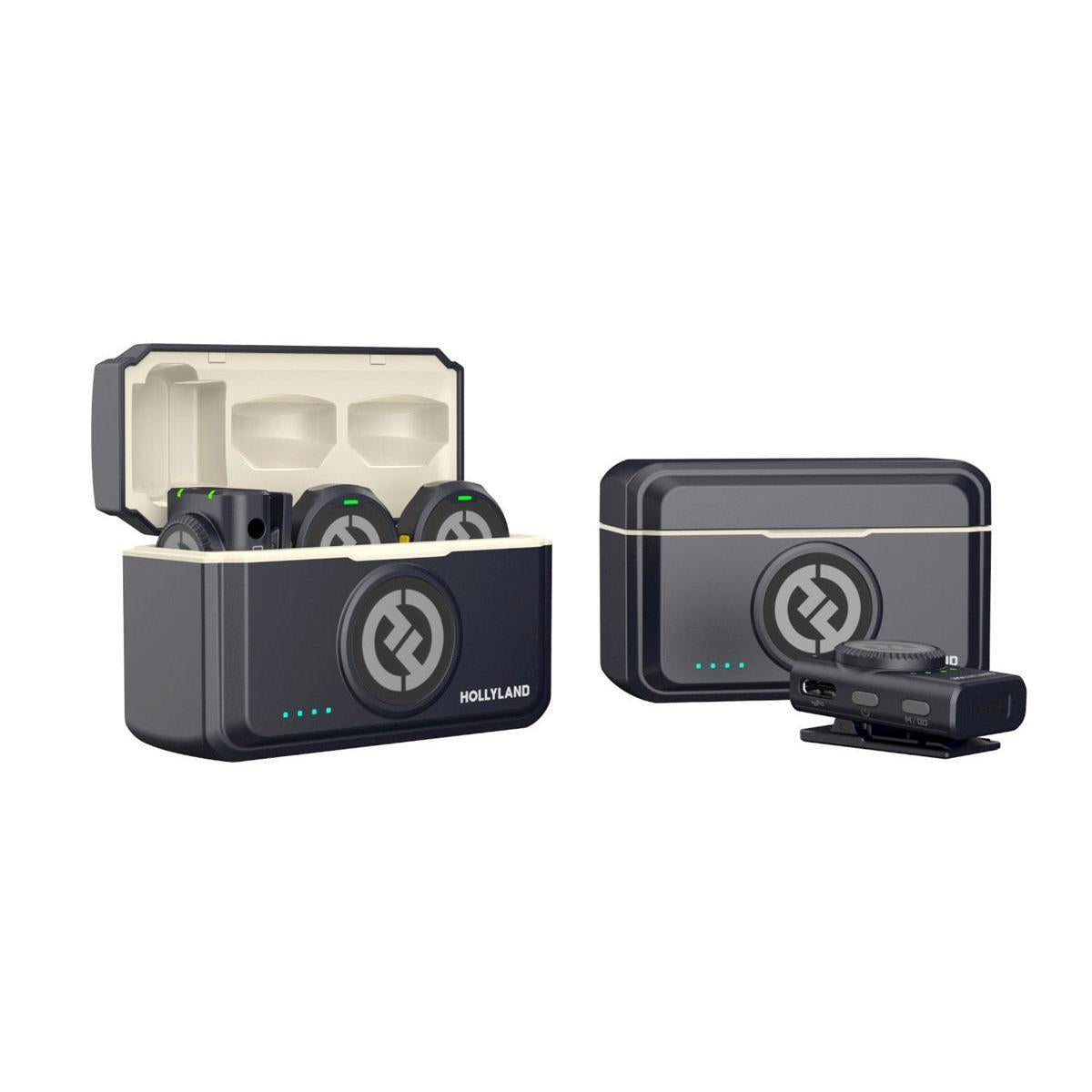 Hollyland Lark M2 Combo Kit suits Cameras, Android & Apple IOS