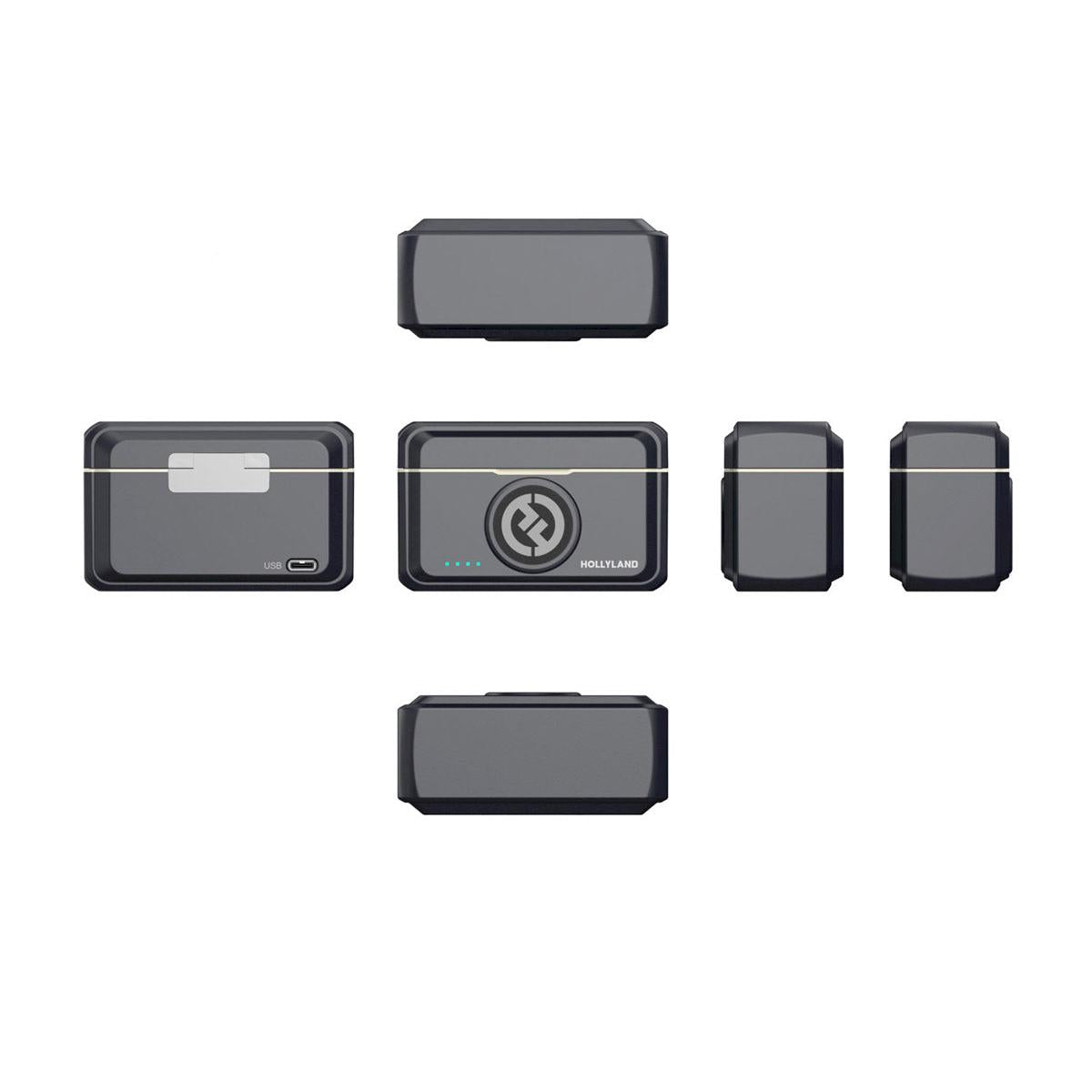 Hollyland Lark M2 Combo Kit suits Cameras, Android & Apple IOS