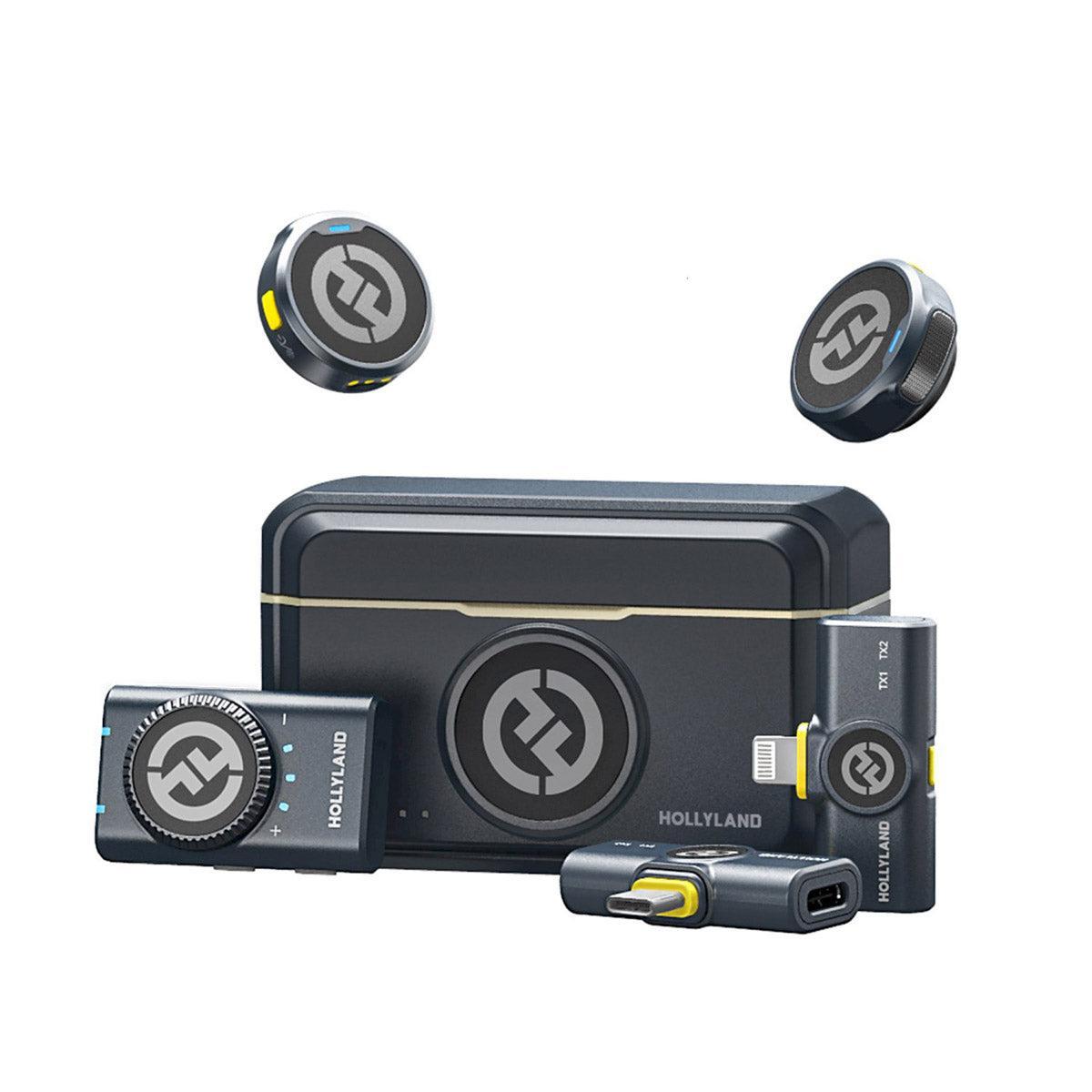 Hollyland Lark M2 Combo Kit suits Cameras, Android & Apple IOS