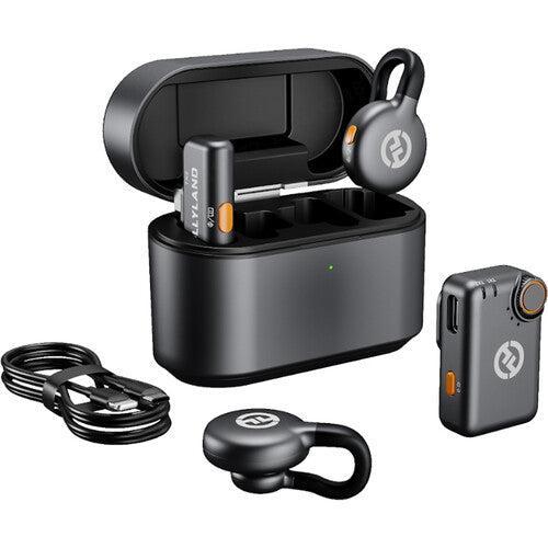 Hollyland LARK M2S Combo 2-Person Wireless Mic System for Cameras and Mobile Devices