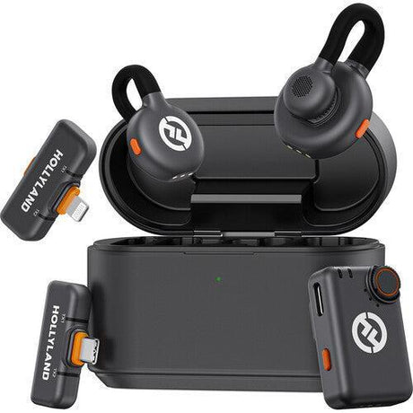 Hollyland LARK M2S Ultimate Combo 2-Person Wireless Microphone System for Cameras and Mobile Devices