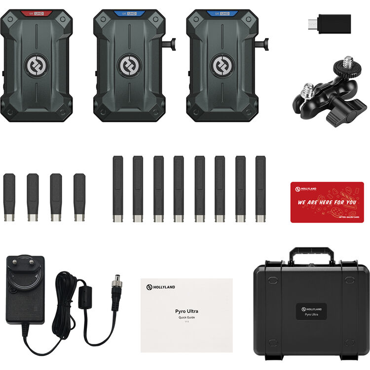Hollyland Pyro Ultra 4K HDMI/SDI Wireless Video Transmission System (Dual Receiver)