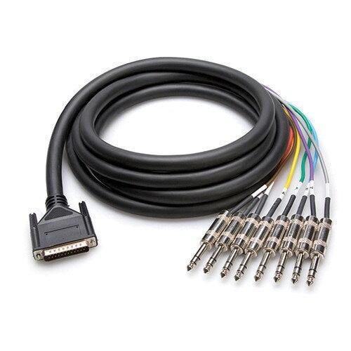 Hosa 5 metre DB25 to 1/4 in TRS Balanced Snake Cable