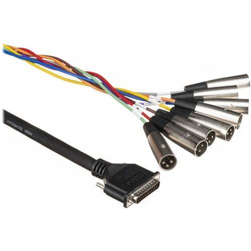 Hosa 5 metre DB25 to XLR3M Balanced Snake Cable