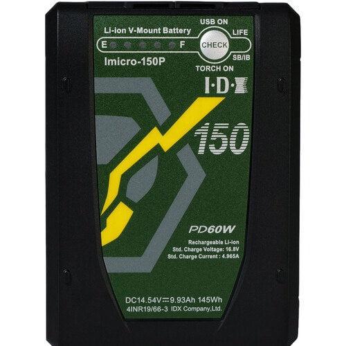 IDX Imicro-150P 145Wh High-Load Lithium-Ion Mini V-Mount Battery