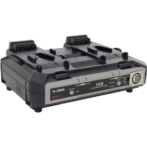 IDX VL-2000S Simultaneous 2-Channel 100W V-Lock Battery Charger
