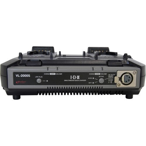 IDX VL-2000S Simultaneous 2-Channel 100W V-Lock Battery Charger