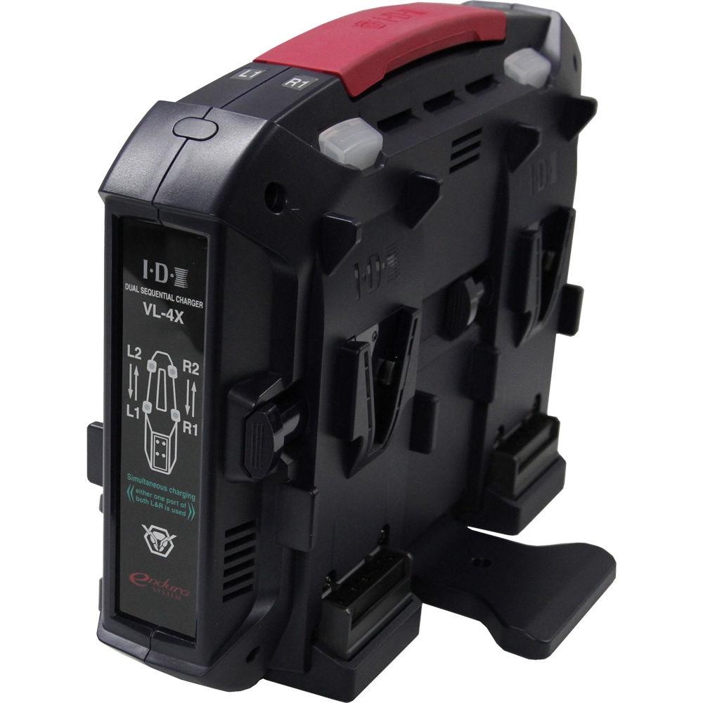 IDX VL-4X V-Mount 4-Channel Dual Sequential Charger