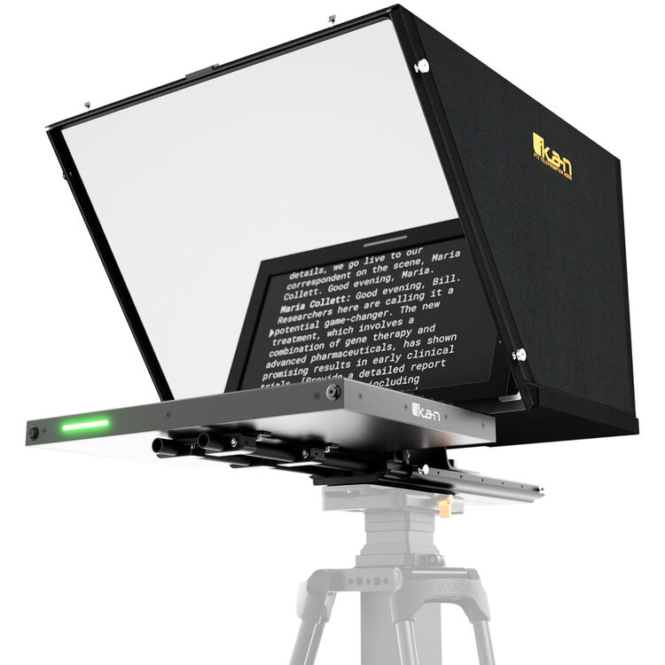 Ikan 15 Inch PTZ Teleprompter with Widescreen Tally Monitor
