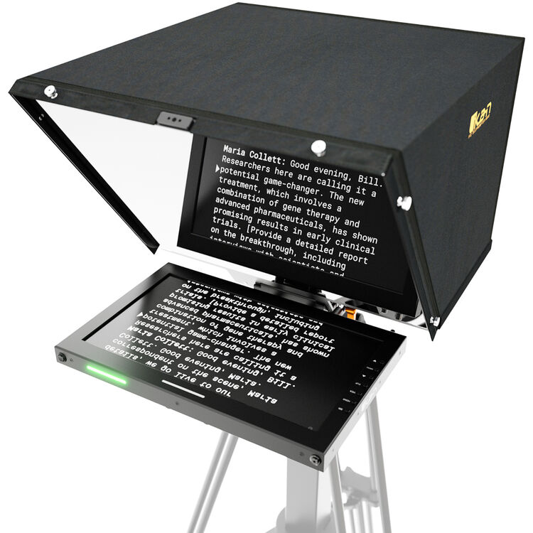 Ikan 15 Inch PTZ Teleprompter with Widescreen Tally Monitor
