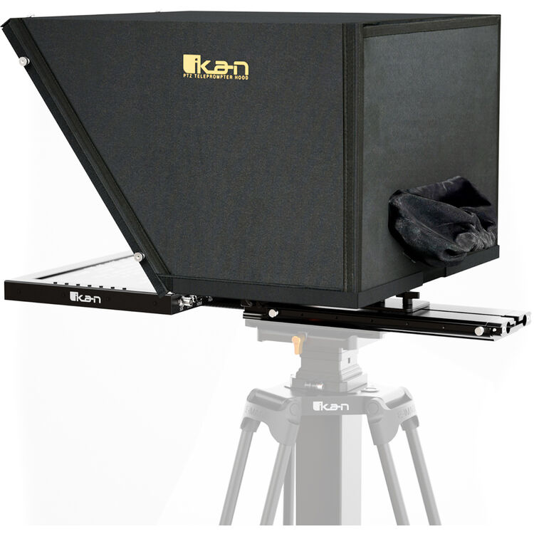 Ikan 15 Inch PTZ Teleprompter with Widescreen Tally Monitor