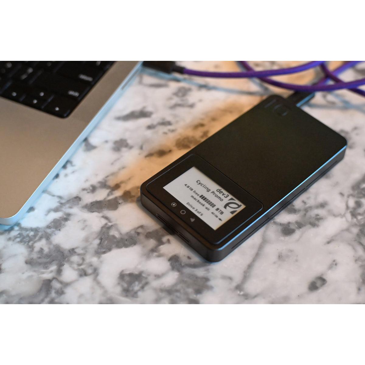 iodyne Pro Mini 4TB Smart Portable Bus-Powered SSD (Triple Anodized Dark Space Grey)