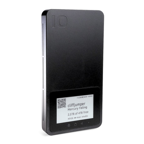 iodyne Pro Mini 4TB Smart Portable Bus-Powered SSD (Triple Anodized Dark Space Grey)