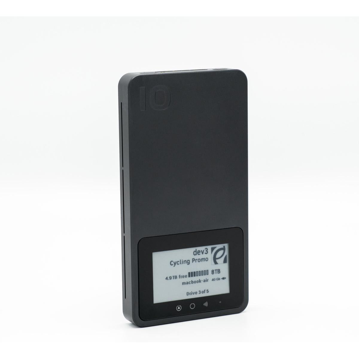 iodyne Pro Mini 8TB Smart Portable Bus-Powered SSD (Triple Anodized Dark Space Grey)