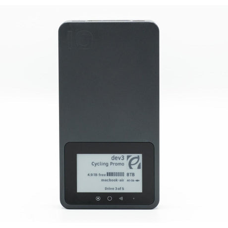 iodyne Pro Mini 8TB Smart Portable Bus-Powered SSD (Triple Anodized Dark Space Grey)
