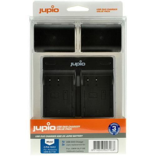 Jupio Pair of DMW-BLF19E Batteries with USB Dual Charger