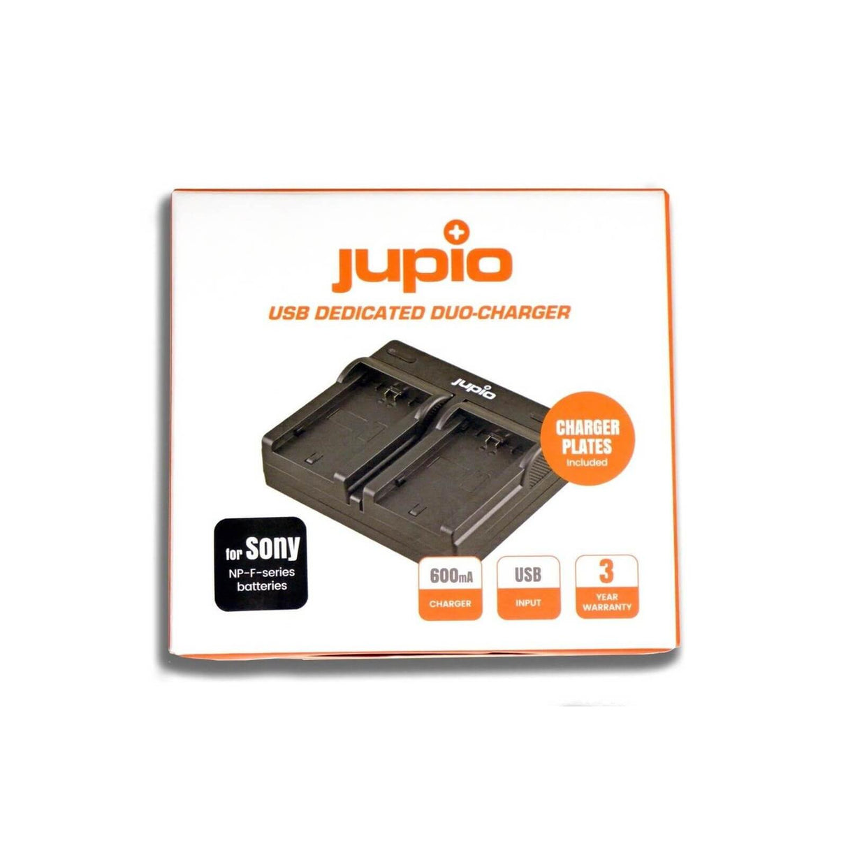 Jupio Dedicated Duo USB Charger for Sony L Series Batteries