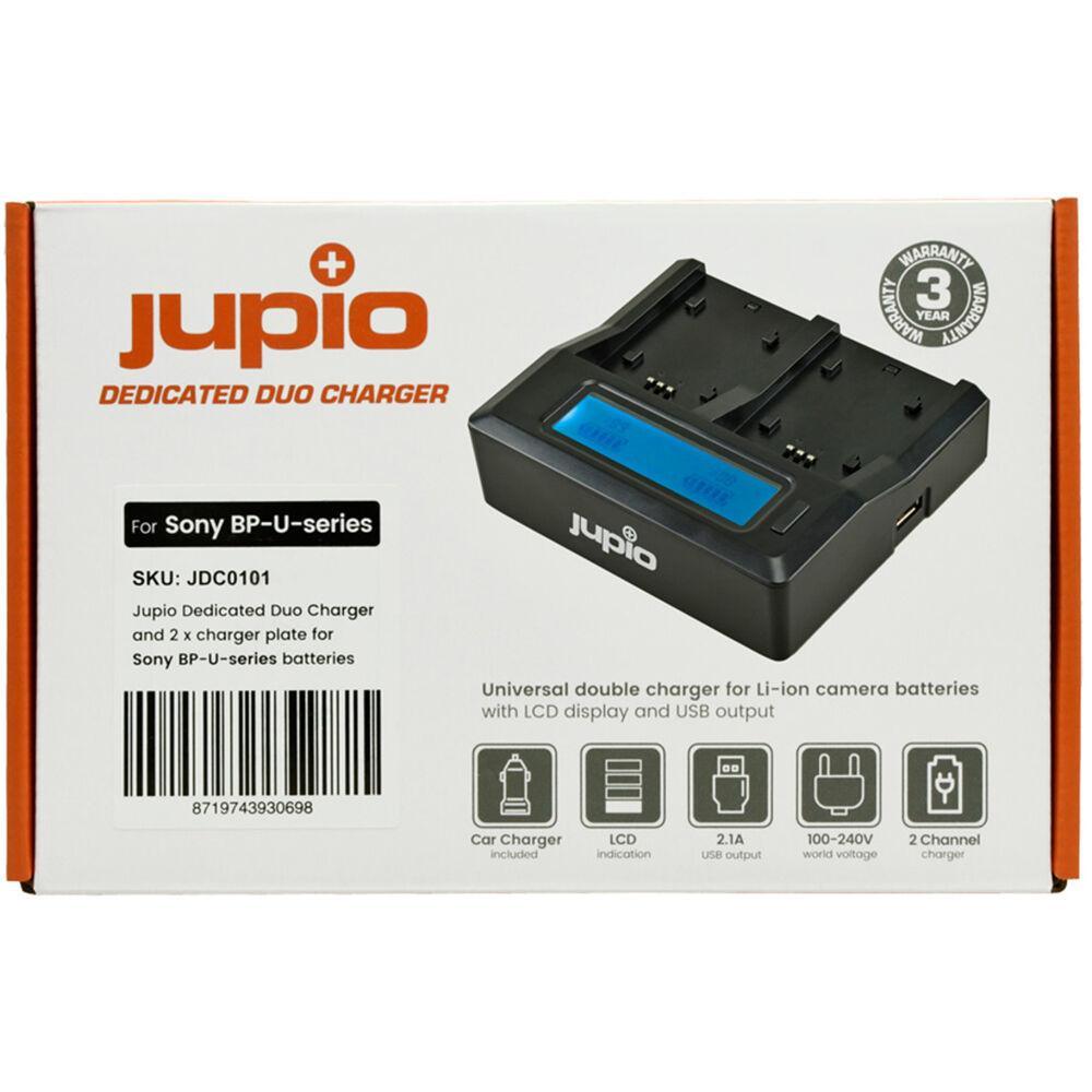 Jupio Duo Charger for Sony BP-U Series Batteries