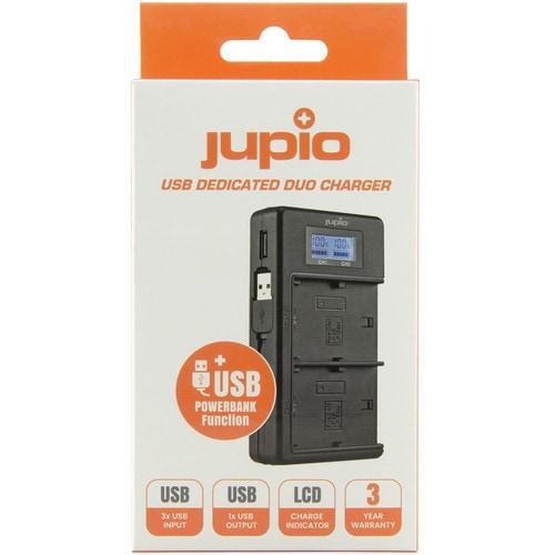 Jupio USB Duo LCD Charger for select Sony Batteries