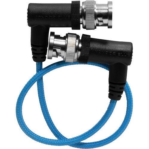 Kondor Blue Ultra-Thin 30cm 3G-SDI Right-Angle BNC Cable