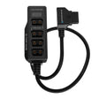 Kondor Blue 12V Metal D-Tap Hub 4 Way Port Power Tap Splitter