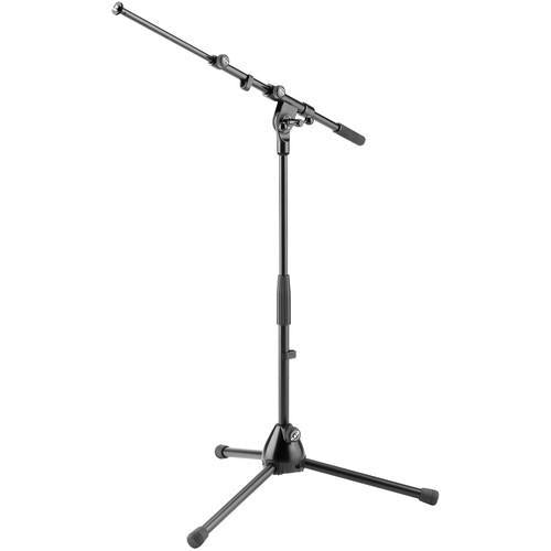K&M 259 Low Microphone Stand with Boom Arm in Black
