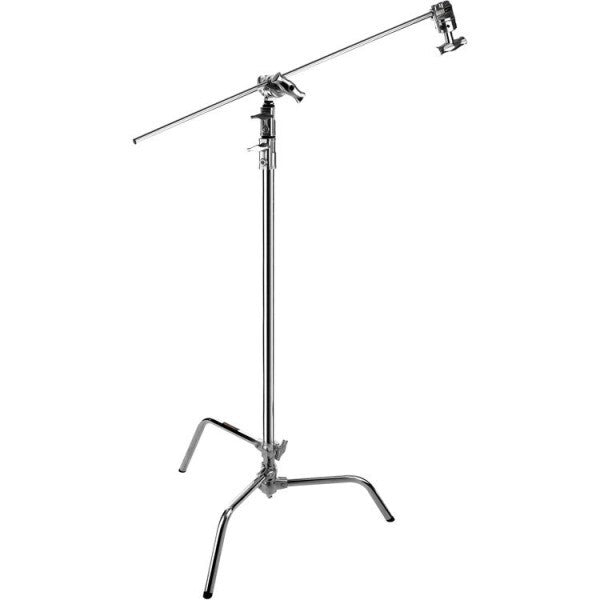 Kupo CS-30MK 30 Inch Silver C-stand Kit with Sliding Leg