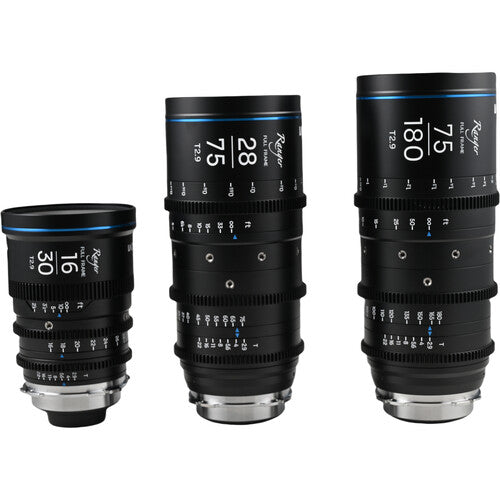 Laowa Ranger 16-30mm and 28-75mm and 75-180mm Cine Lens 3-Lens Bundle (PL/EF)