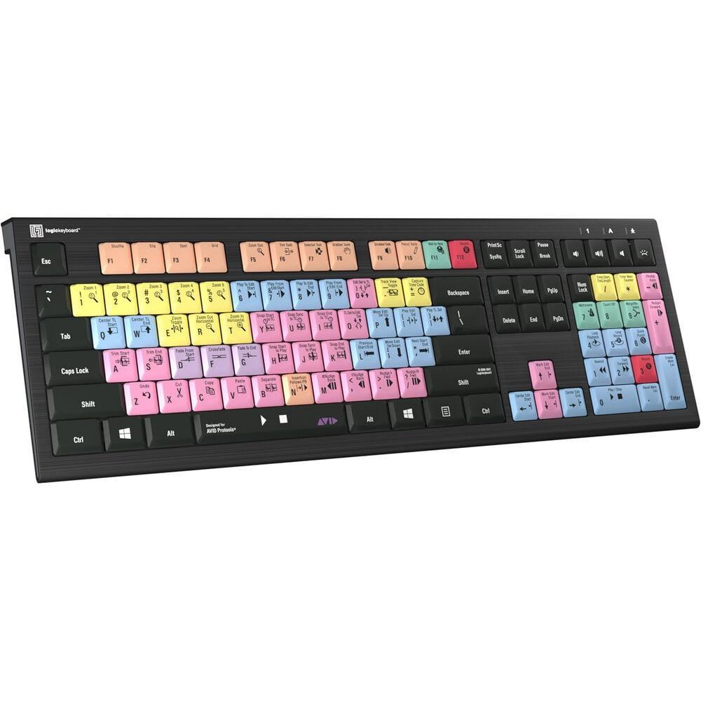 Logickeyboard ASTRA 2 Backlit Windows Keyboard for Pro Tools