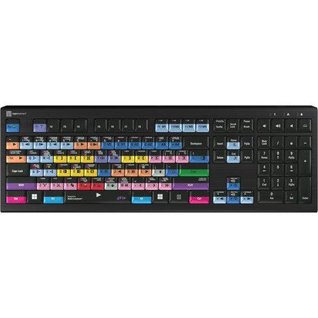 Logickeyboard Astra 2 PRO Backlit Keyboard for Avid Media Composer (Windows, US)