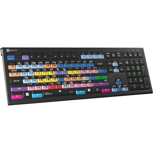 Logickeyboard Astra 2 PRO Backlit Keyboard for Avid Media Composer (Windows, US)