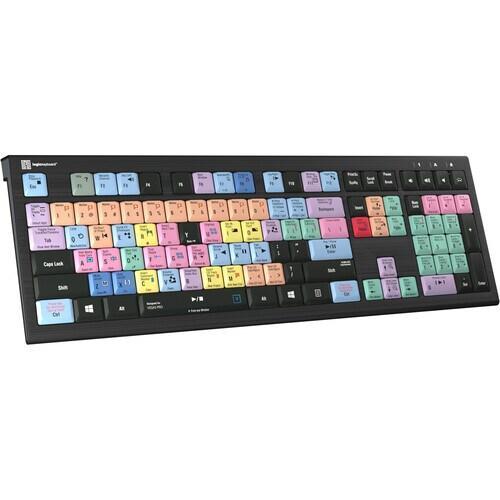 Logickeyboard ASTRA 2 Backlit Keyboard for Magix Vegas Pro 16 Windows