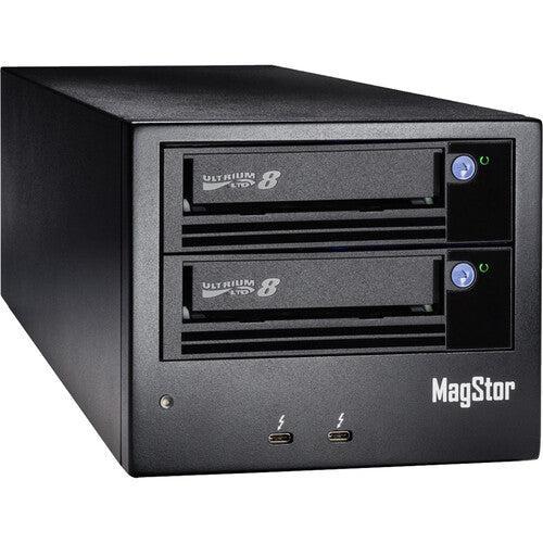 MagStor Thunderbolt 3 DUAL 12TB LTO8 Tape Drive