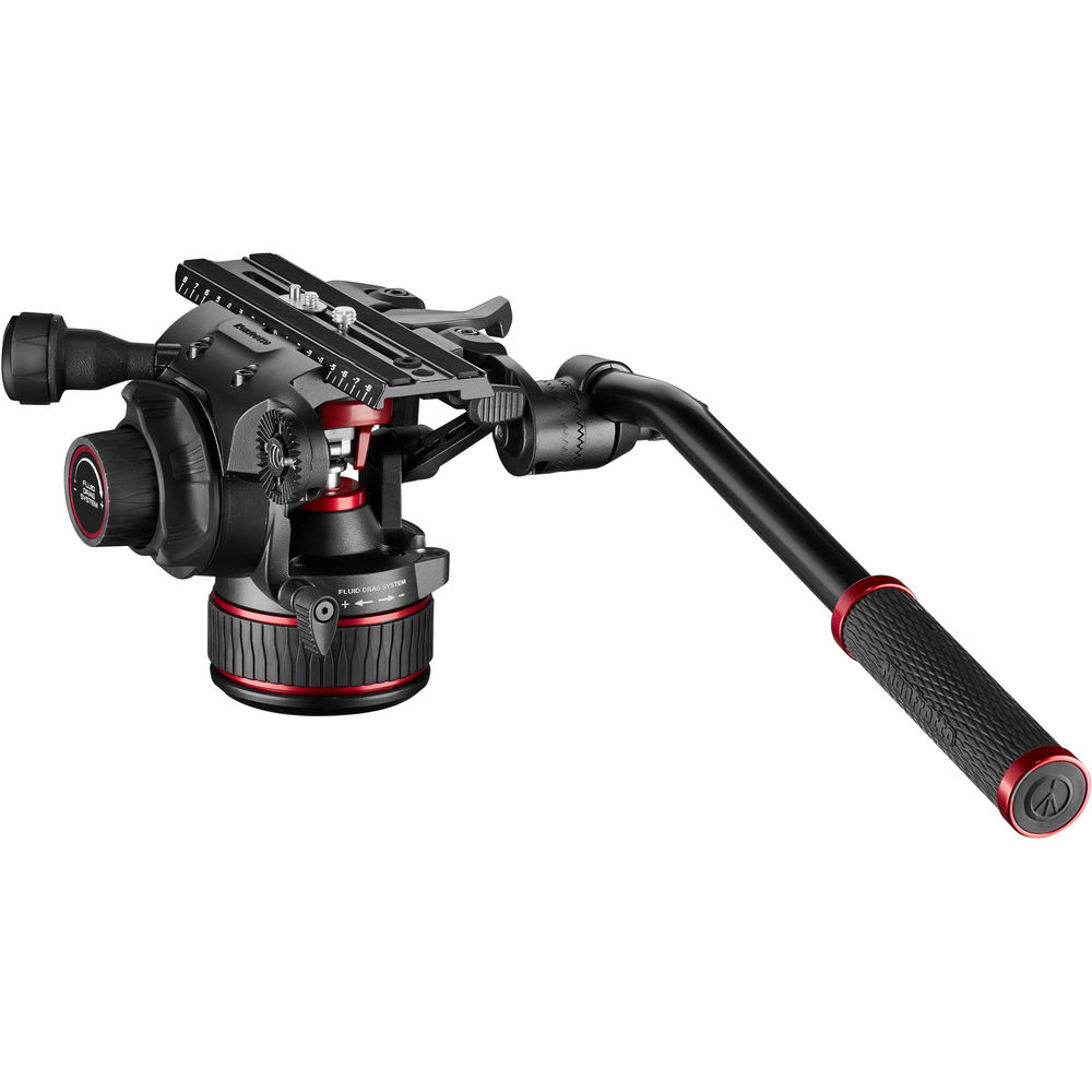 Manfrotto 612 Nitrotech Fluid Video Head with Carbon Fibre Twin Leg Tripod System