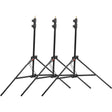 Manfrotto 1052BAC Aluminium Air-Cushioned Compact Stand in Black - 3 Pack