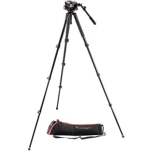 Manfrotto 504HD Single Leg Aluminum Video Tripod Kit