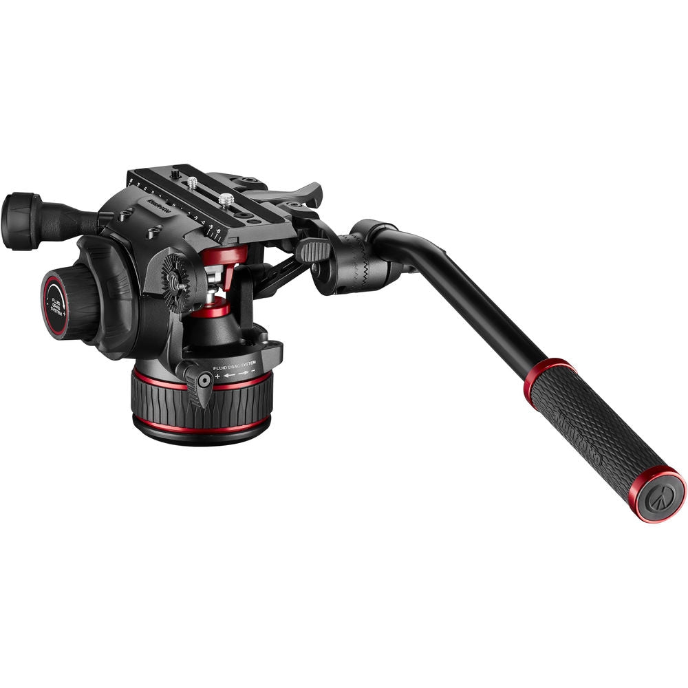Manfrotto 608 Nitrotech Fluid Video Head & 536 Carbon Fibre Single Leg Tripod