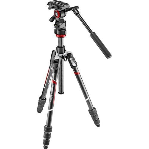 Manfrotto Befree Live Carbon Fibre Video Tripod Kit with Twist Leg Locks