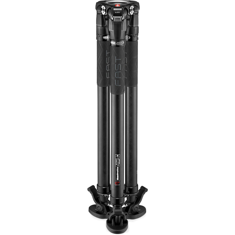 Manfrotto Nitrotech 612 Fluid Head with 635 FAST Single Leg Carbon Fibre Tripod