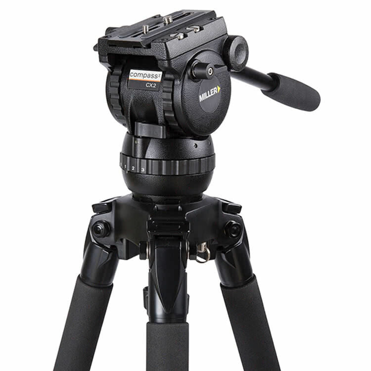 Miller CX2 75 Sprinter II 2 Stage Carbon Fibre Tripod System