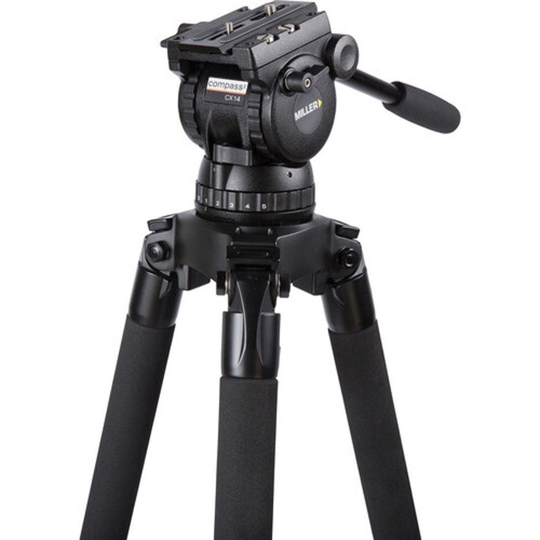 Miller 3784 CX14 Solo-Q 100 3-Stage Carbon Fibre Tripod System